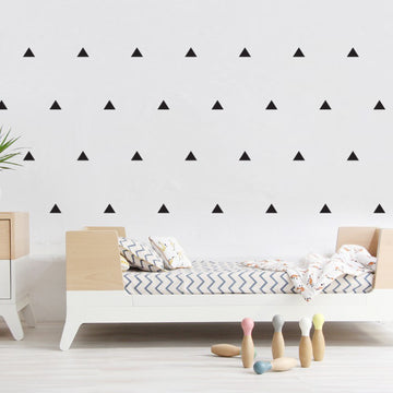 Adesivo de Parede MINI TRIÂNGULOS PRETO